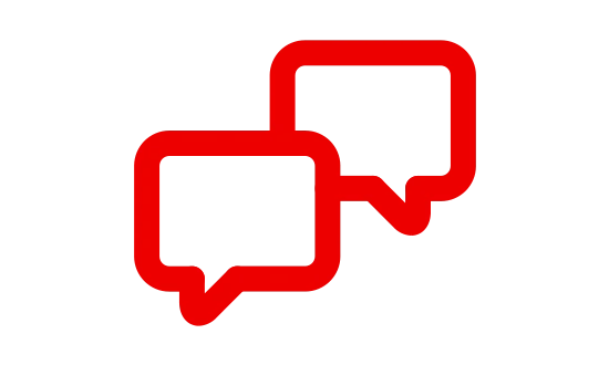 Ícone ilustrativo de conversação